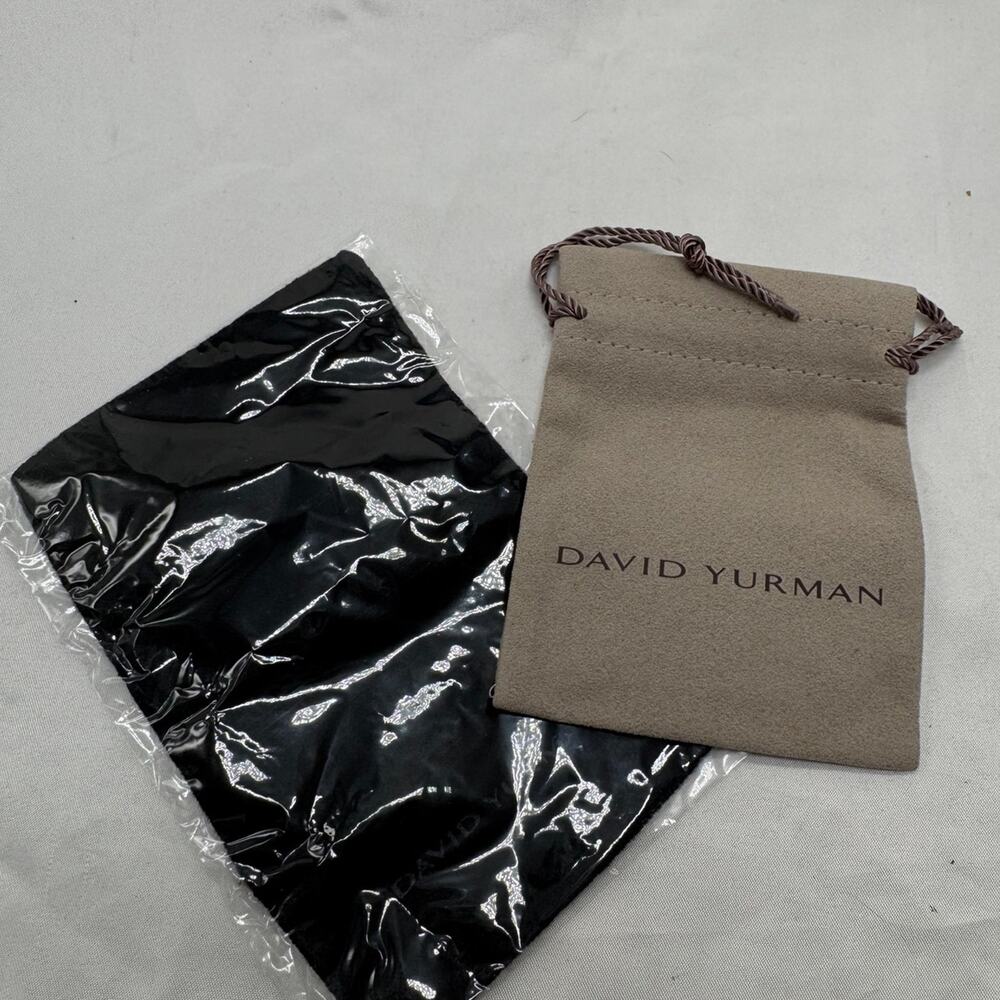 David Yurman jewelry pouch and polishing cloth